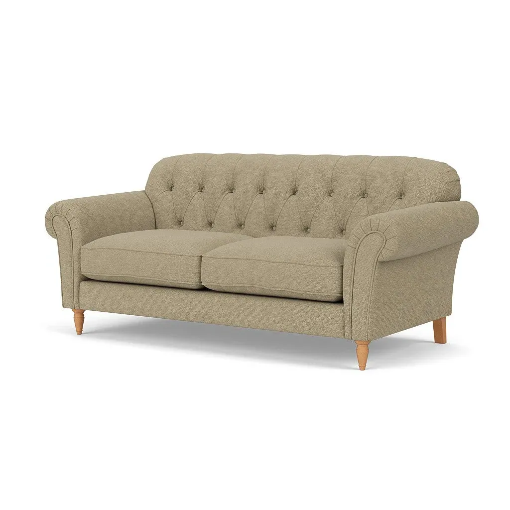 Chapman 3-Seater Sofa - Green Marl, House Weave