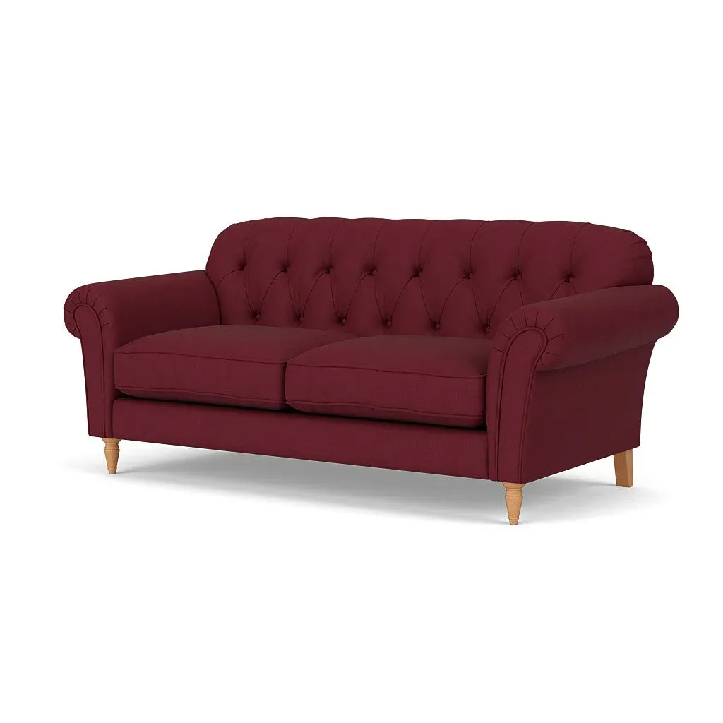 Chapman 3-Seater Sofa - Rosehip, House Linen Mix