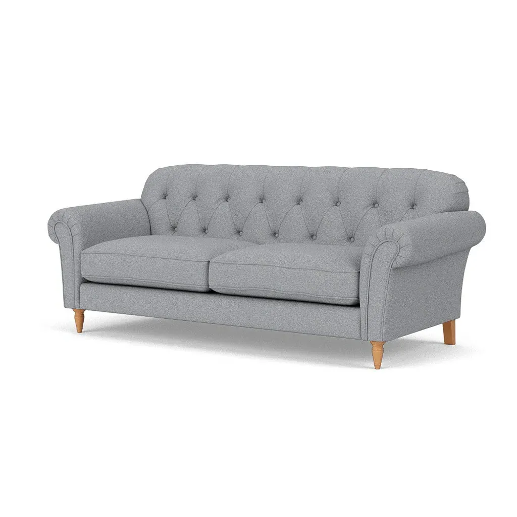 Chapman 4-Seater Sofa - Blue Marl, House Weave