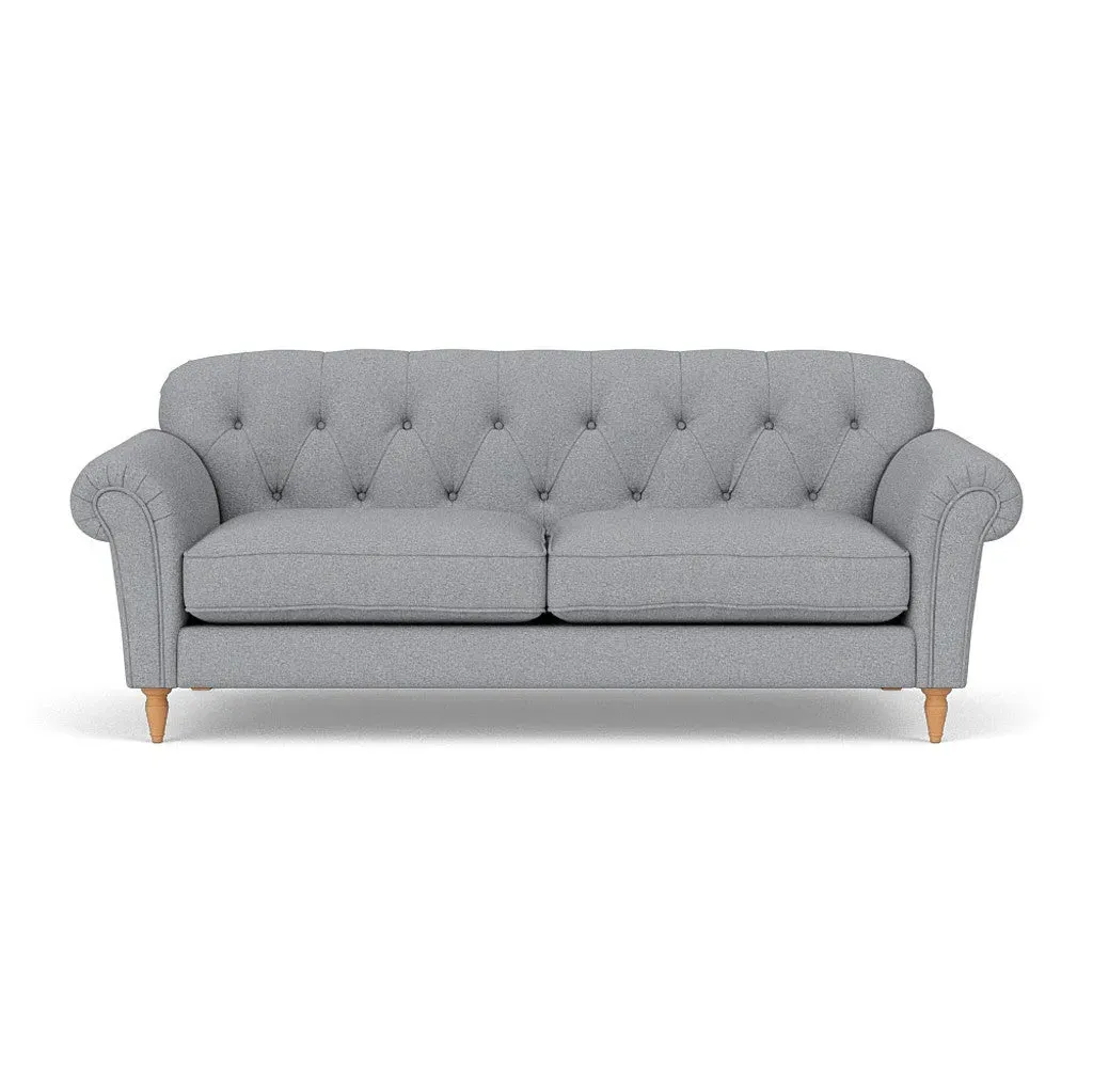 Chapman 4-Seater Sofa - Blue Marl, House Weave