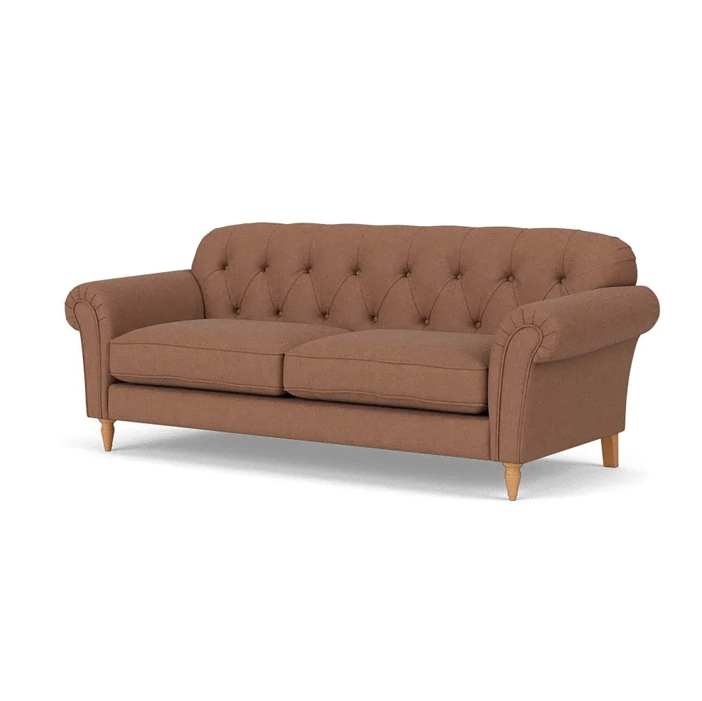 Chapman 4-Seater Sofa - Dusky Blush, House Linen Mix