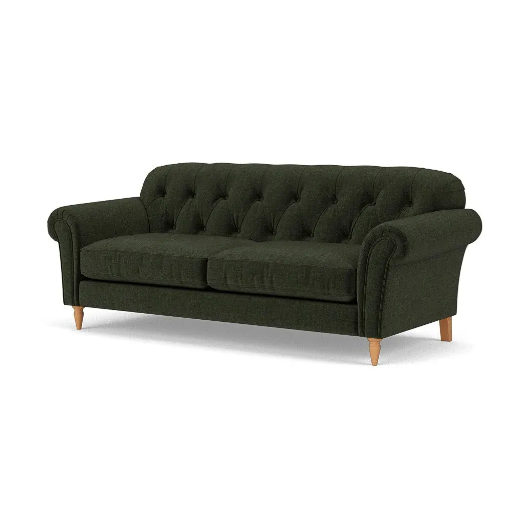 Chapman 4-Seater Sofa - Moss, Eco Chenille