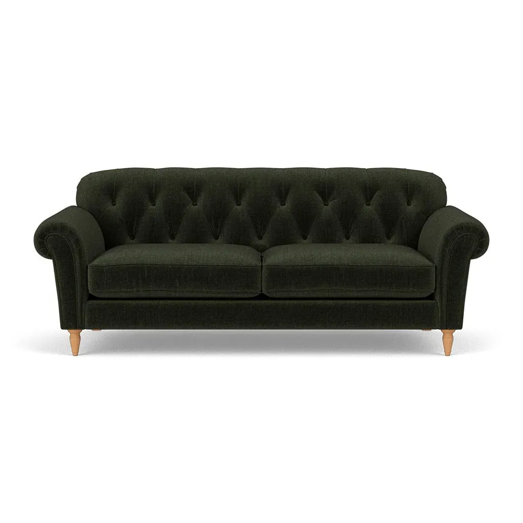Chapman 4-Seater Sofa - Moss, Eco Chenille