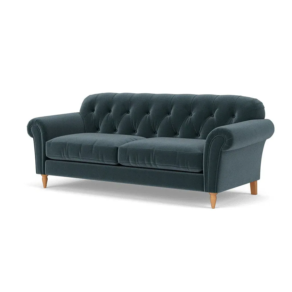 Chapman 4-Seater Sofa - Night Sky, Matt Velvet