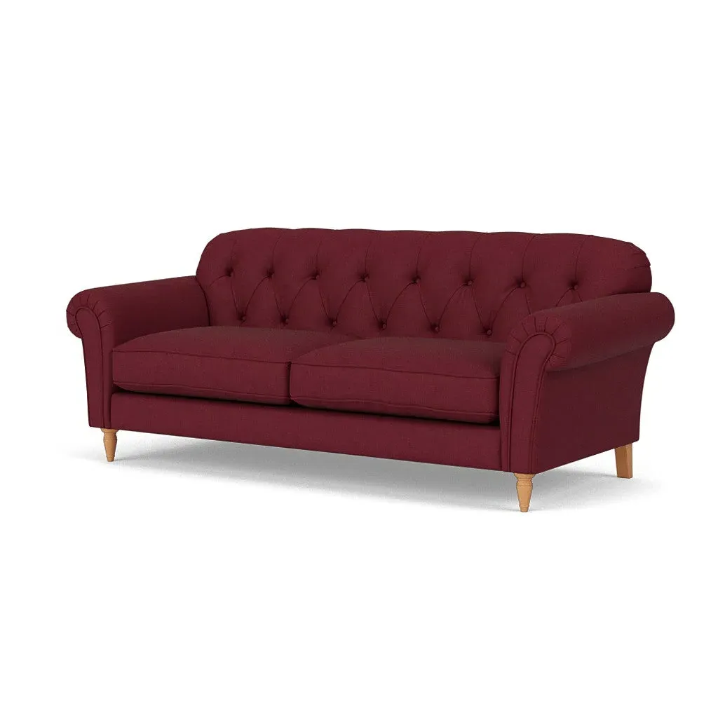 Chapman 4-Seater Sofa - Rosehip, House Linen Mix