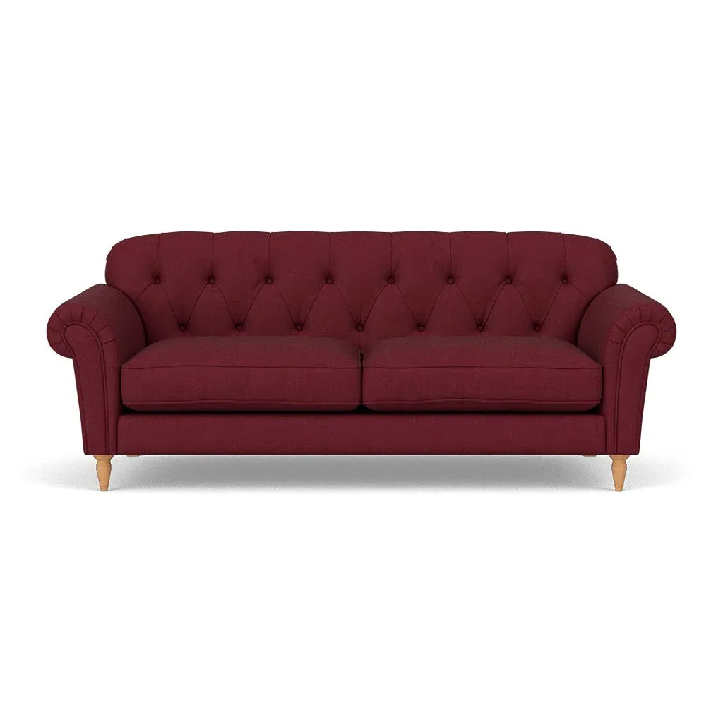 Chapman 4-Seater Sofa - Rosehip, House Linen Mix