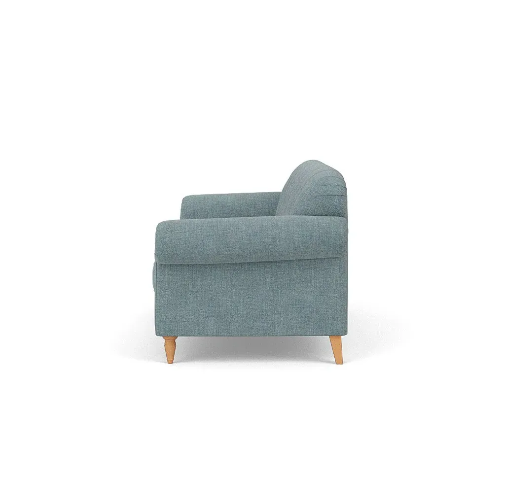 Chapman 4-Seater Sofa - Teal Marl, Rustic Weave