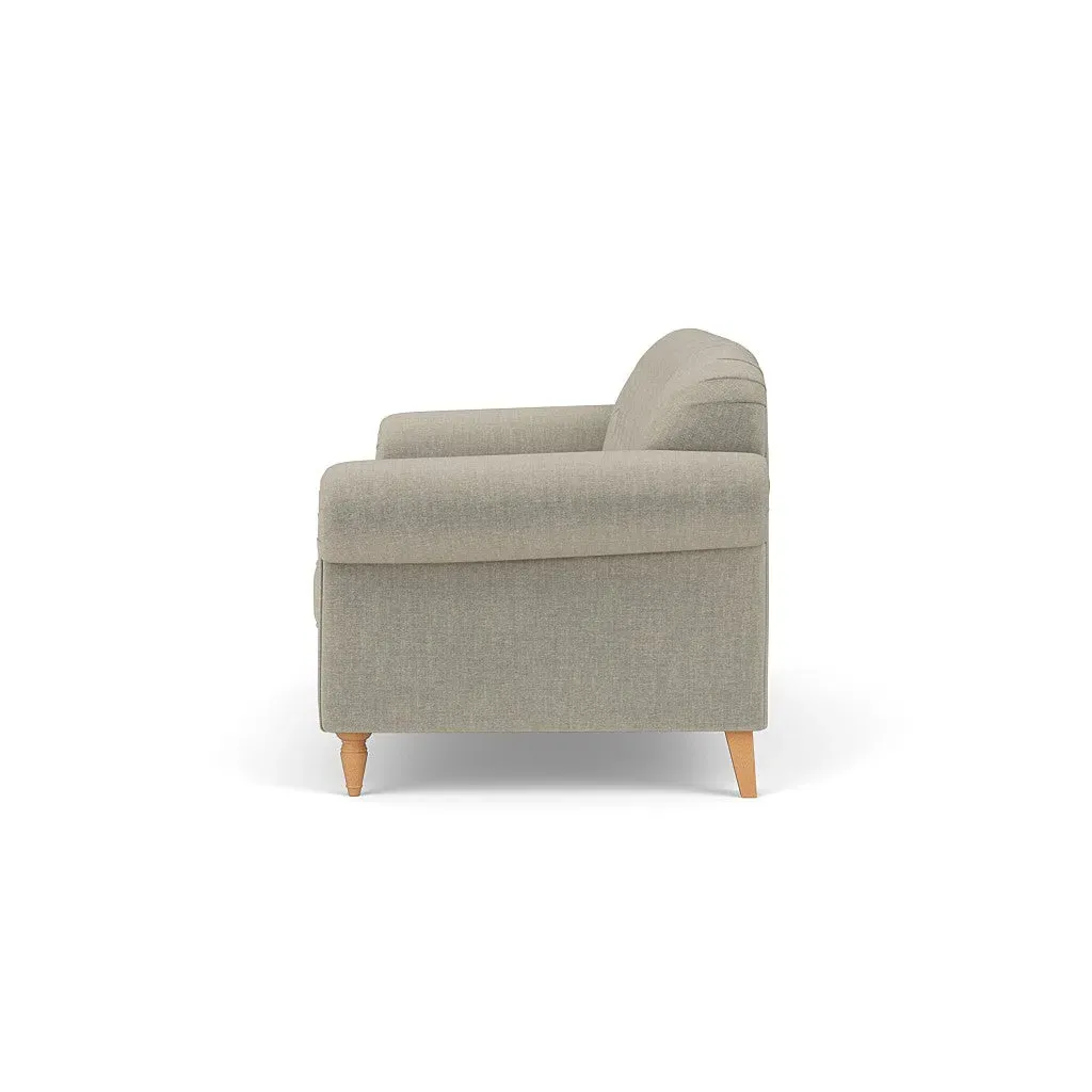 Large 2-Seater Sofa - Natural, Eco Chenille