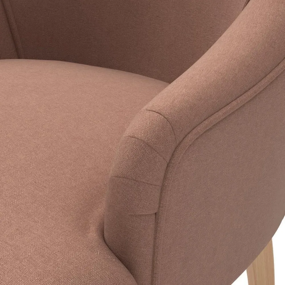 Armchair - Dusky Blush, House Linen Mix