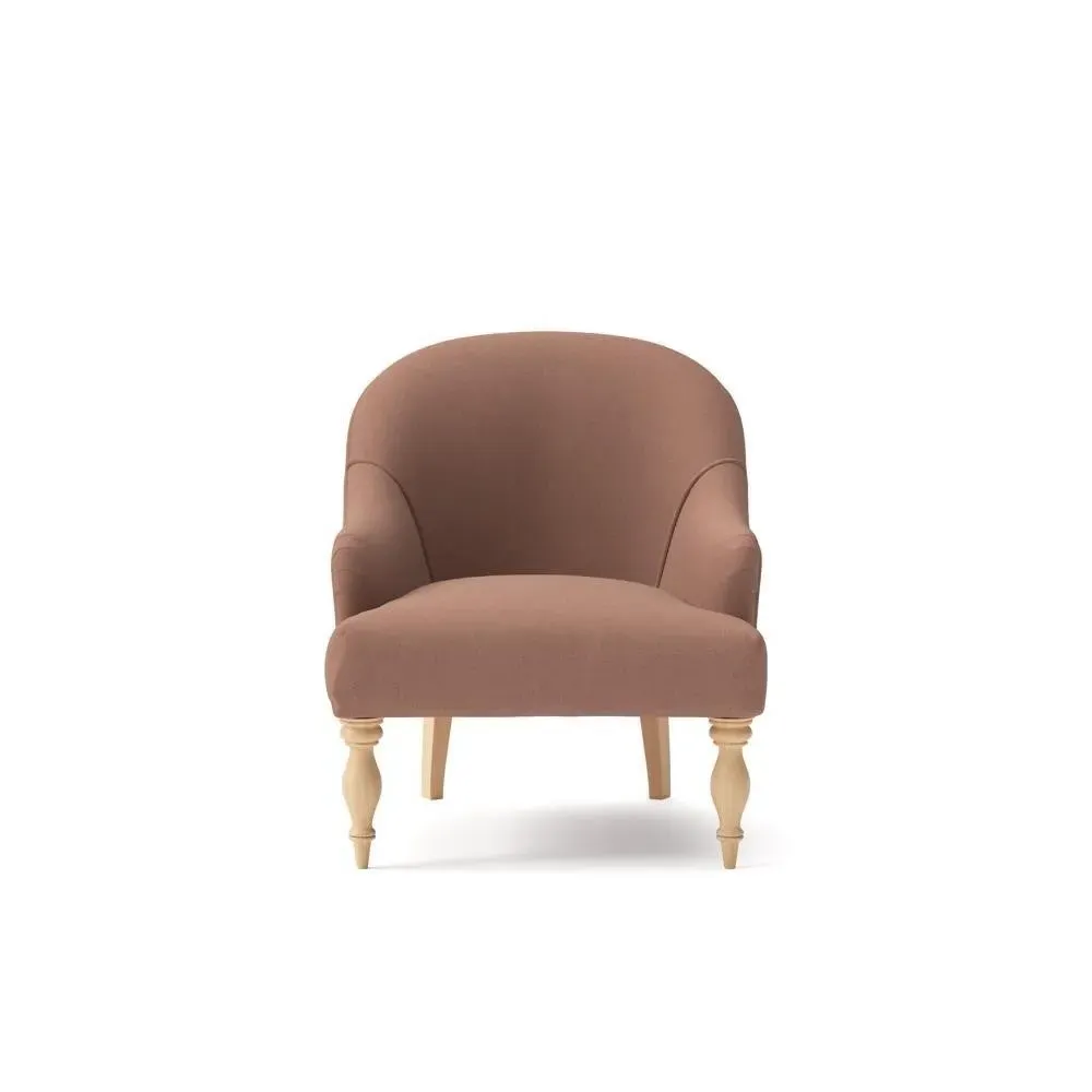 Armchair - Dusky Blush, House Linen Mix