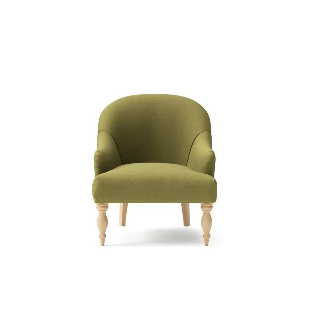 Armchair - Green, House Linen Mix