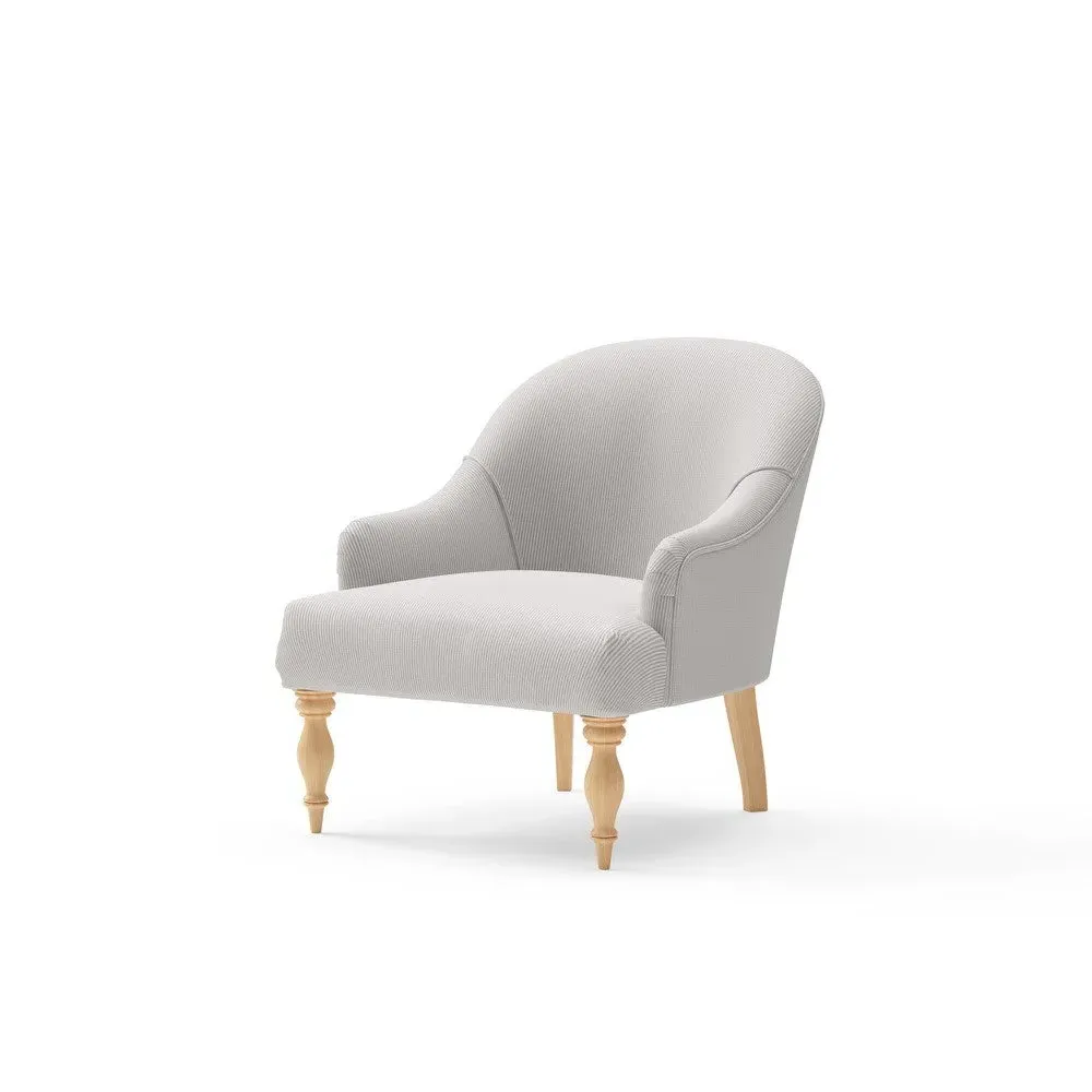 Armchair - Grey, Broadway Stripe