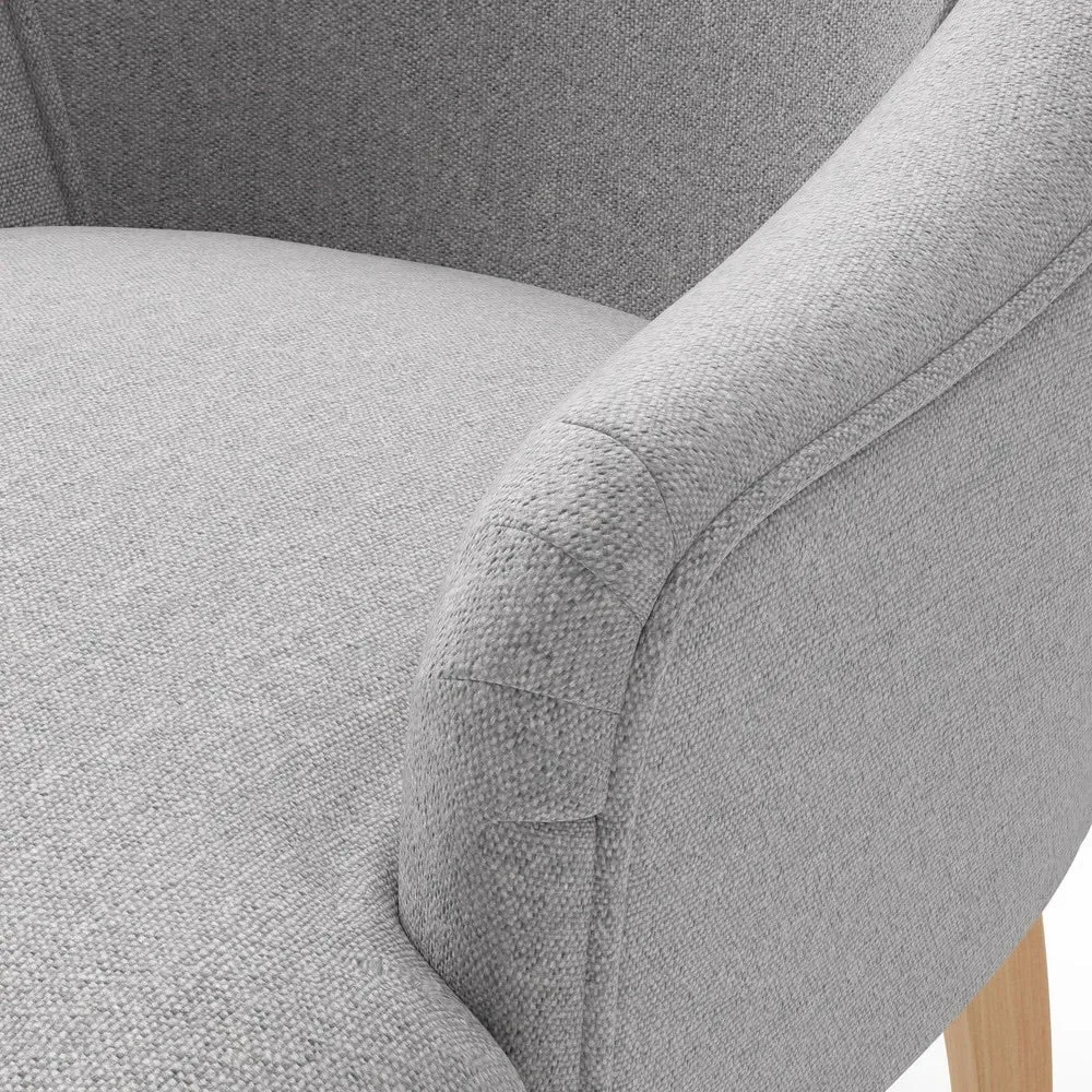 Armchair - Grey, Rustic Weave