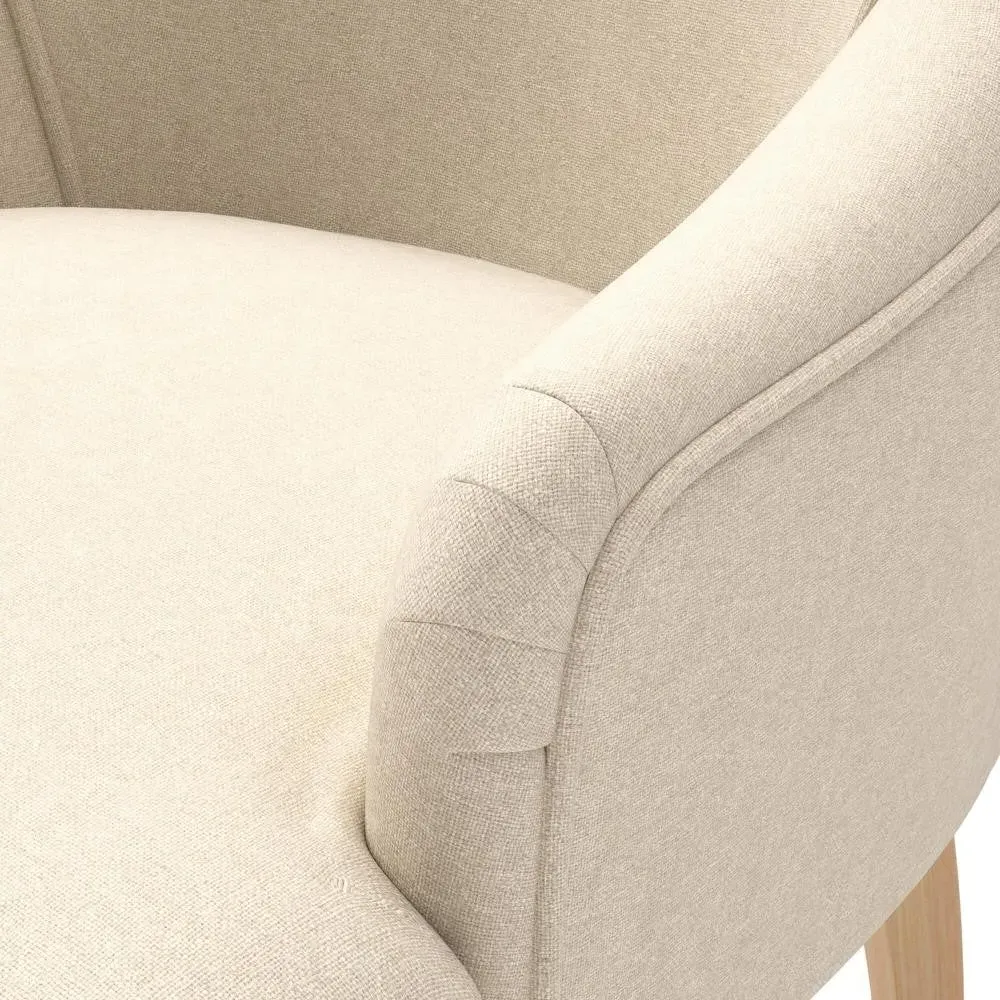 Armchair - Lily White, House Linen Mix