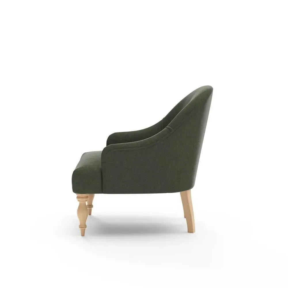 Armchair - Moss, Eco Chenille