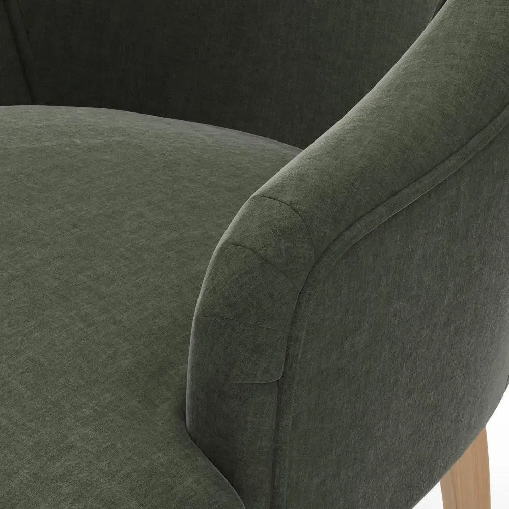 Armchair - Moss, Eco Chenille