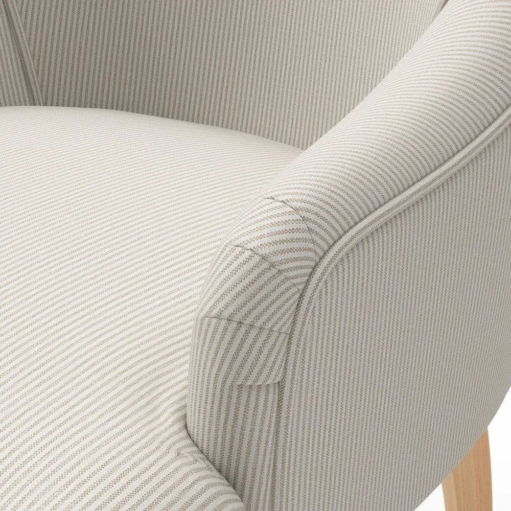 Armchair - Natural, Broadway Stripe