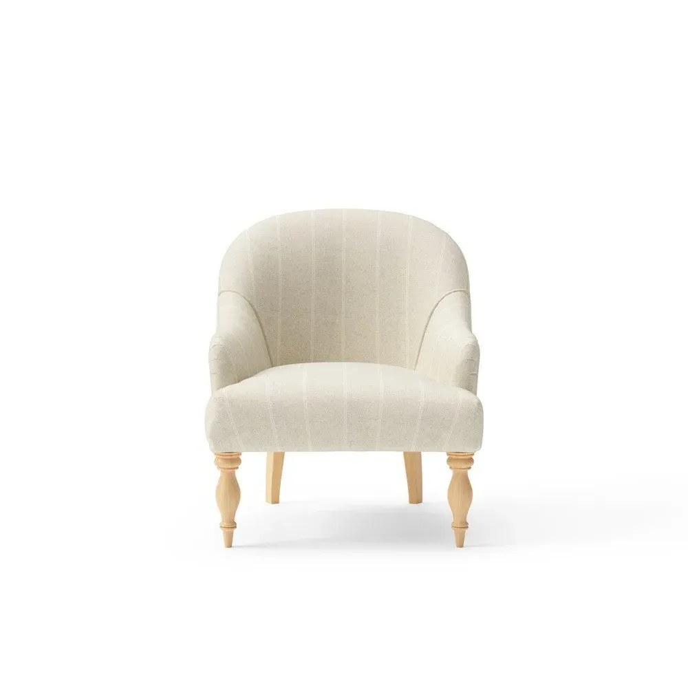 Armchair - Natural, Compton Stripe