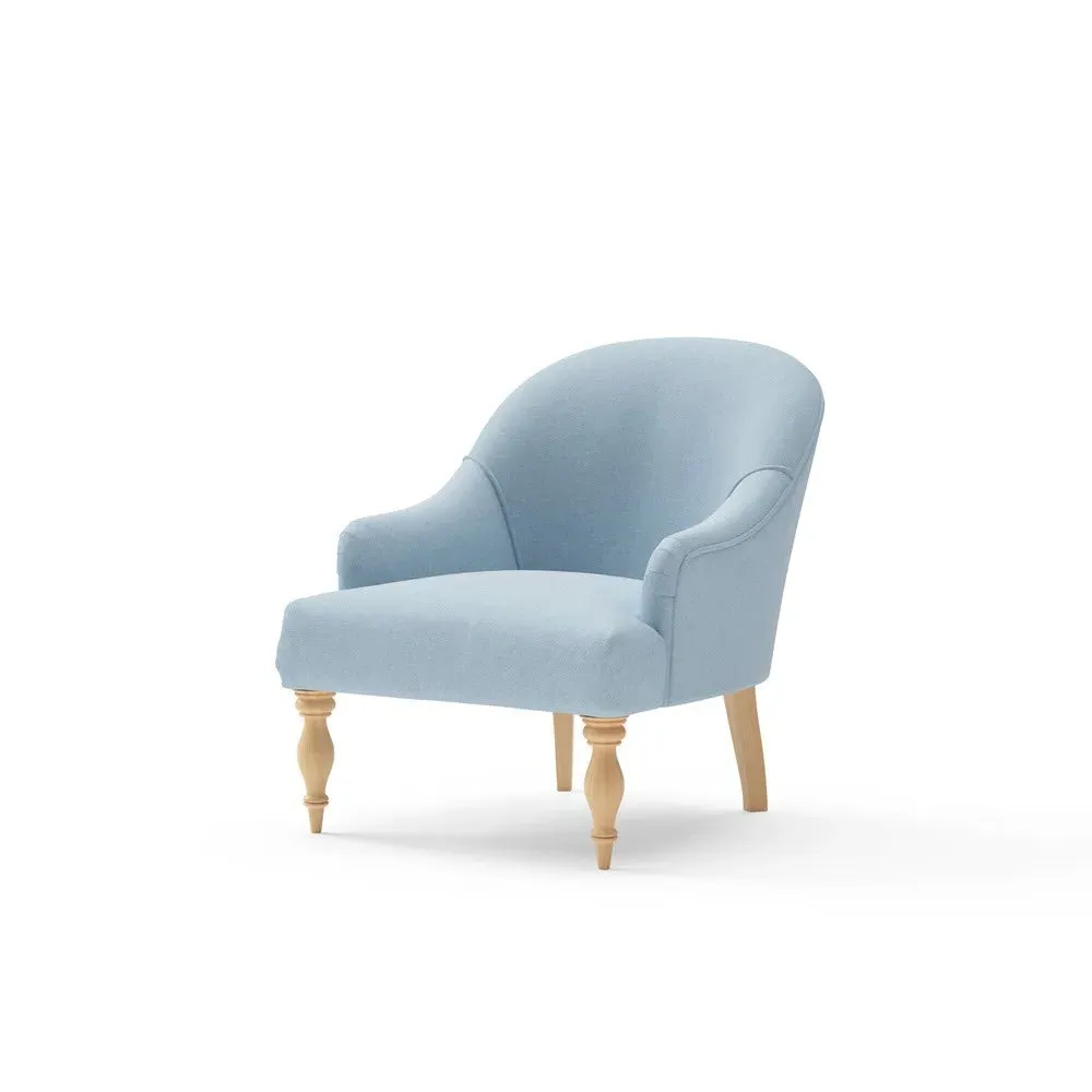 Armchair - Sky Blue, House Linen Mix