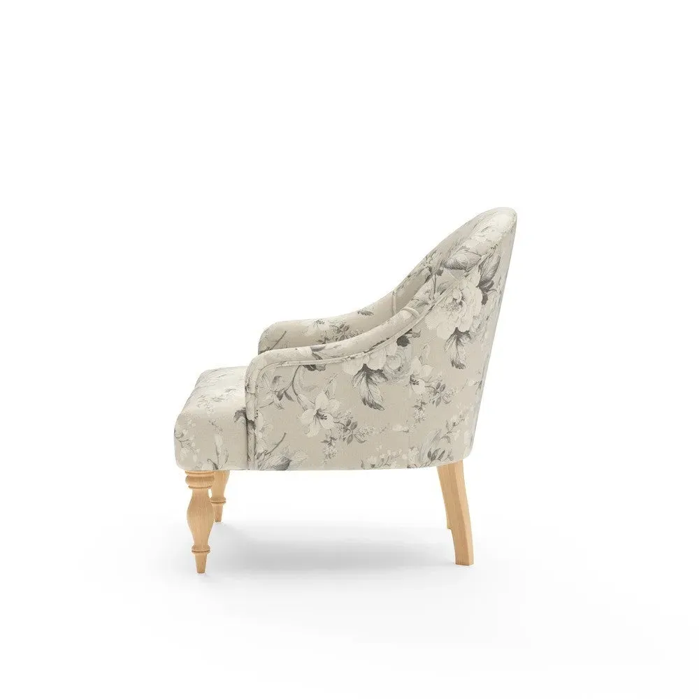 Armchair with Broadway Floral - Clay