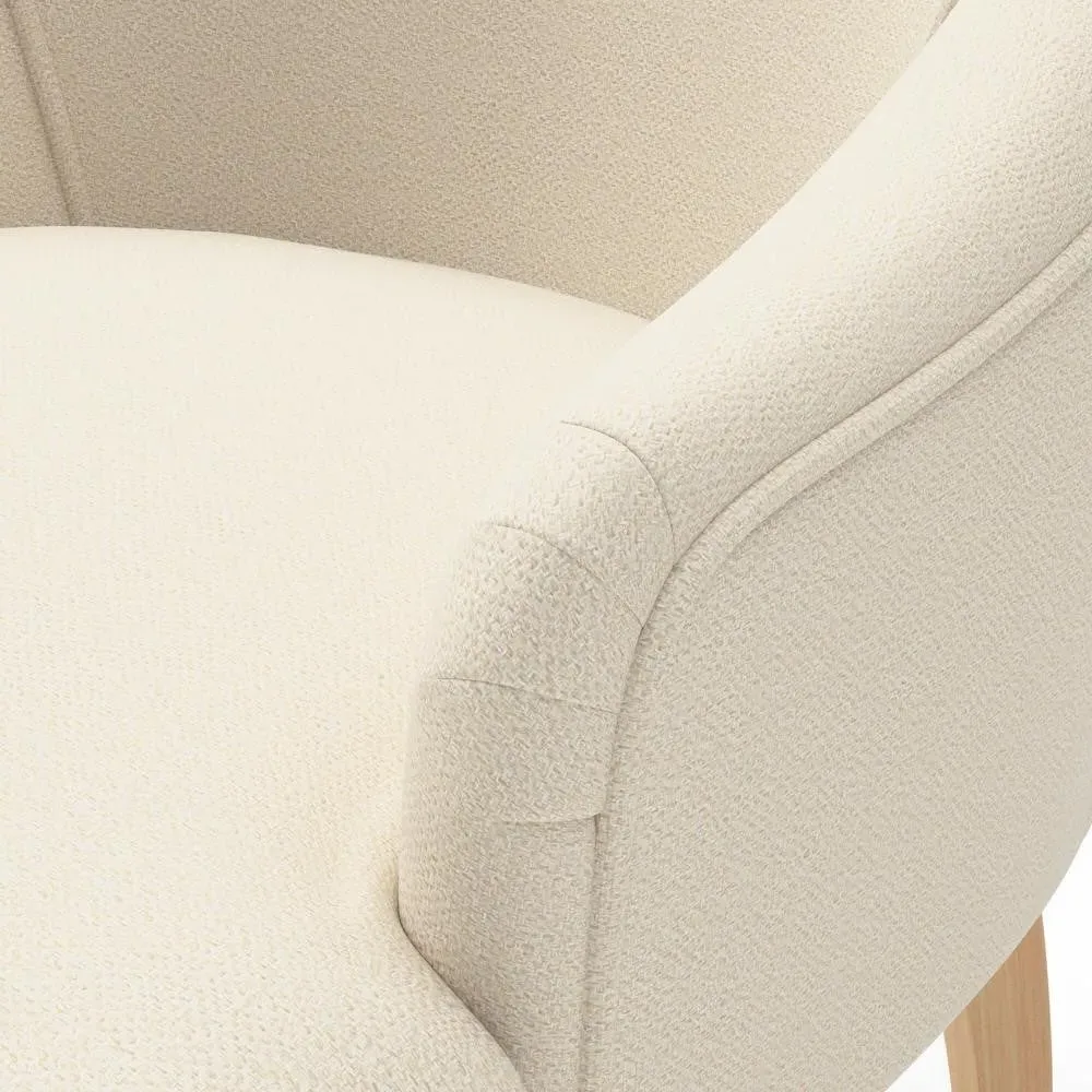 Charlotte Armchair - Cream, House Weave