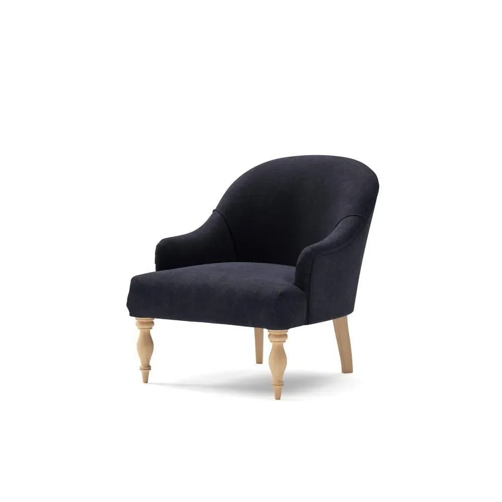 Charlotte Armchair - Ink, Eco Chenille