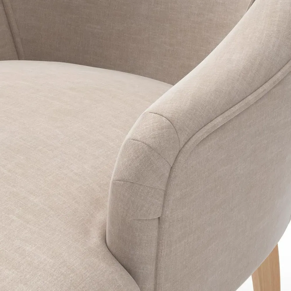 Charlotte Armchair - Natural, Eco Chenille