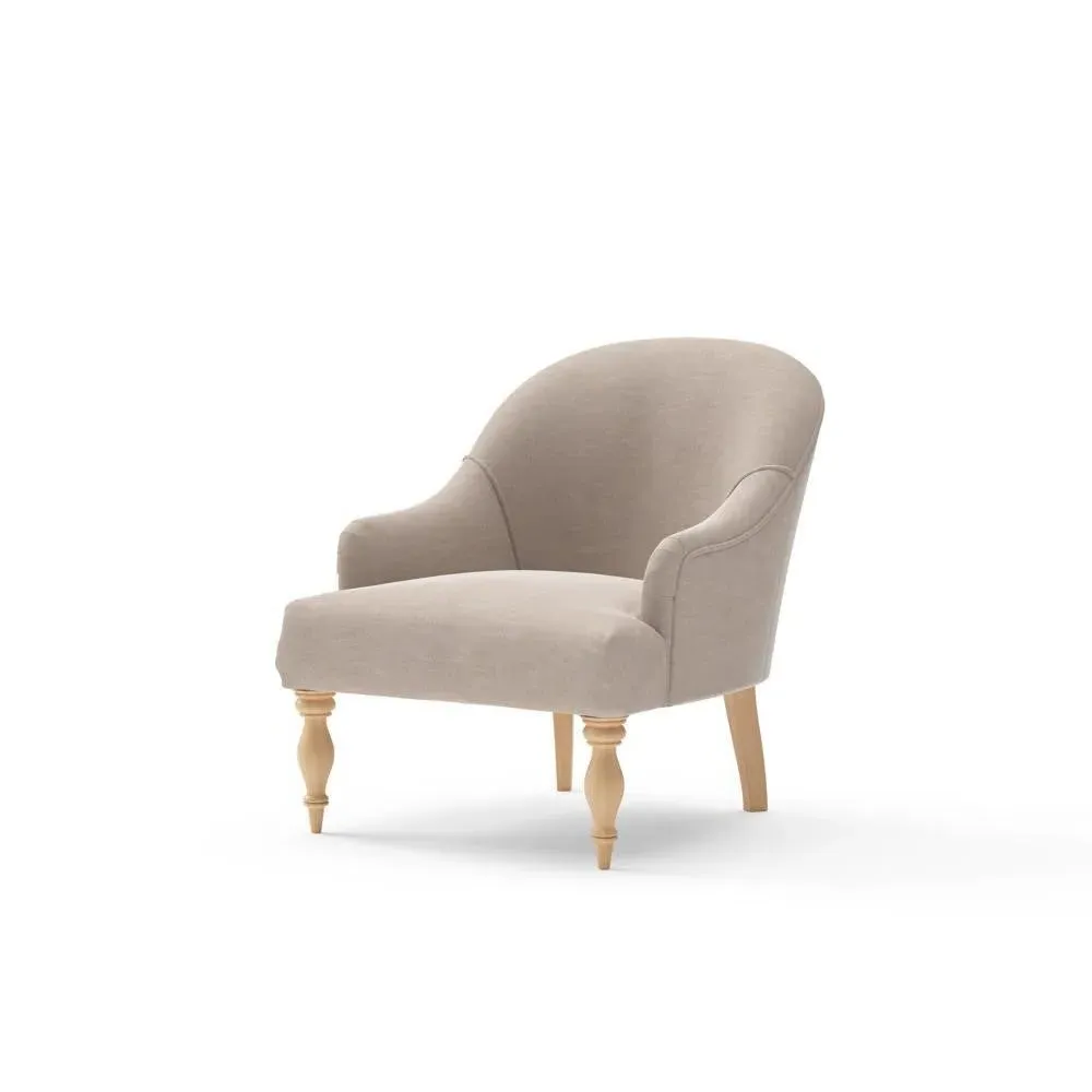 Charlotte Armchair - Natural, Eco Chenille