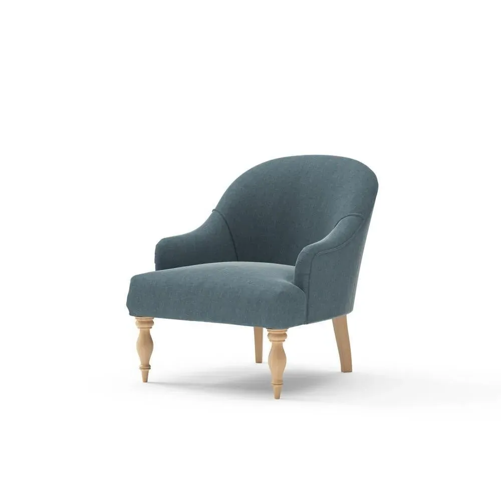 Charlotte Armchair - Teal, Eco Chenille