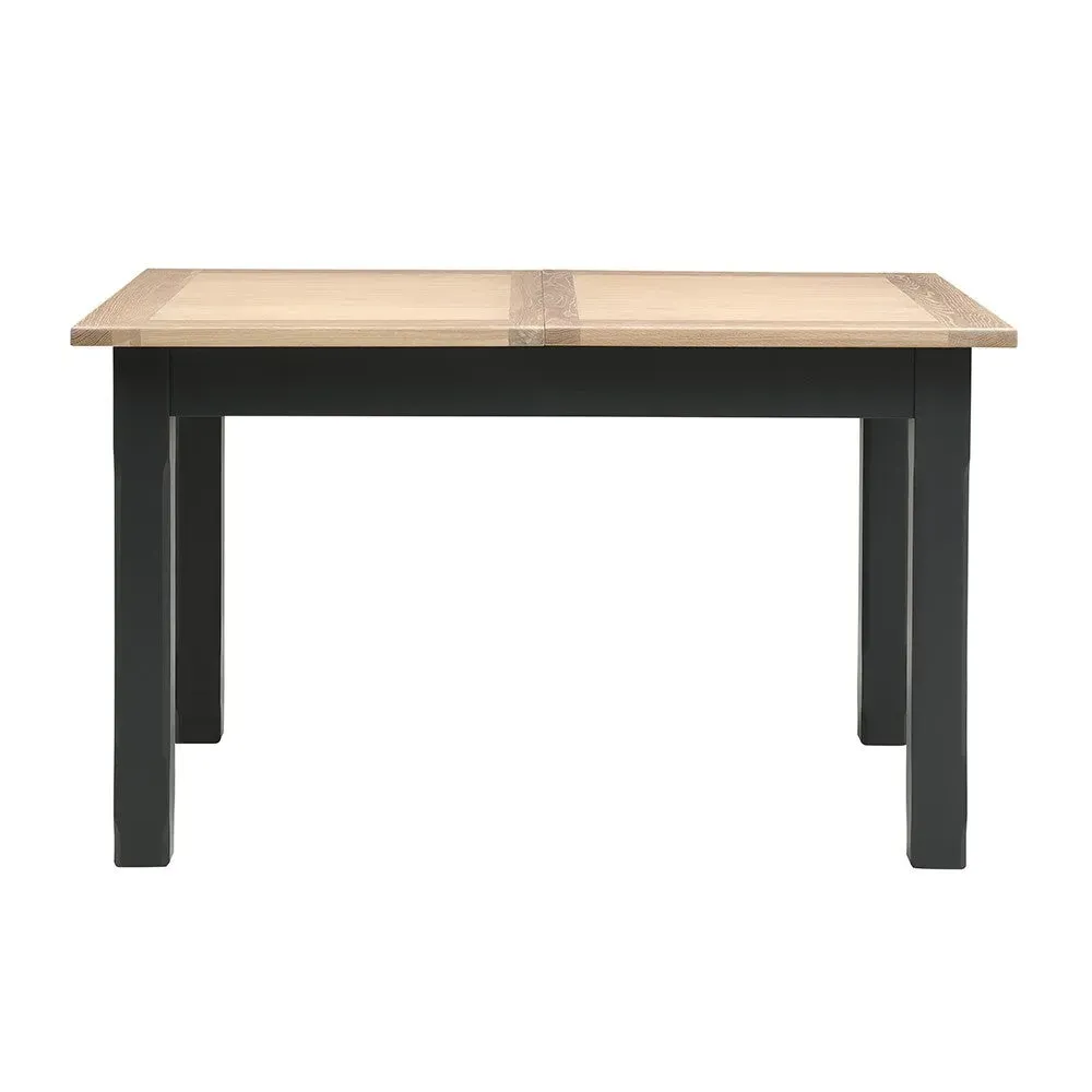 4-6 Seater Extending Dining Table - Grey, Oak