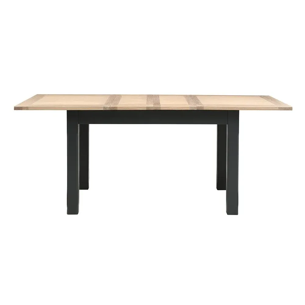 4-6 Seater Extending Dining Table - Grey, Oak