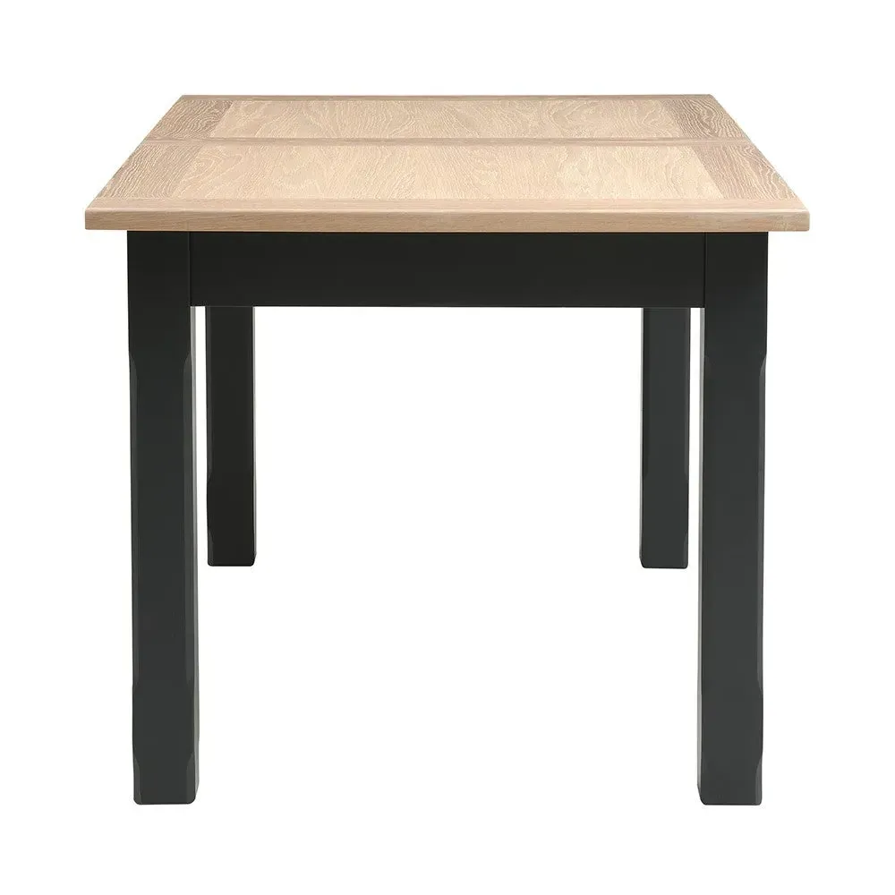 4-6 Seater Extending Dining Table - Grey, Oak