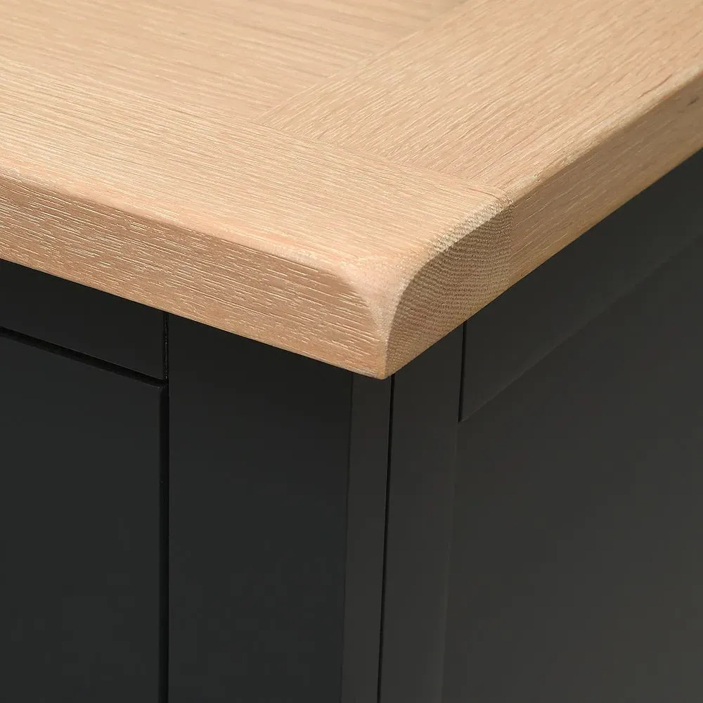 5 Drawer Chest - Charcoal, Oak