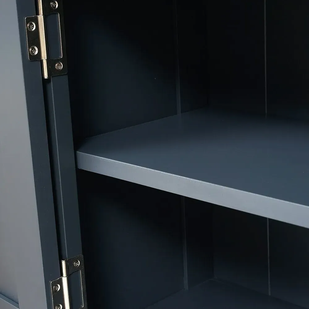 Alcove Display Cabinet - Charcoal