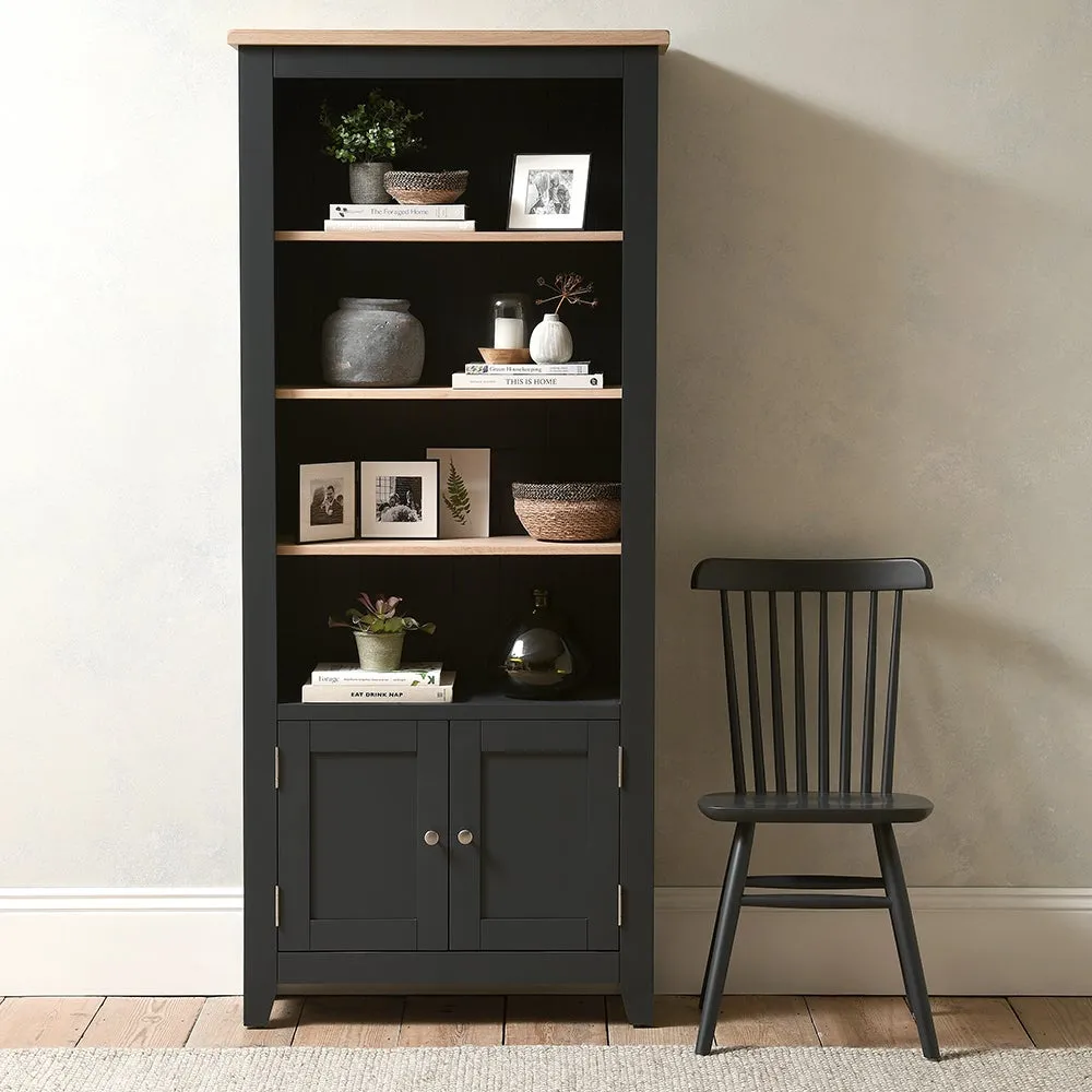 Alcove Display Cabinet - Charcoal image