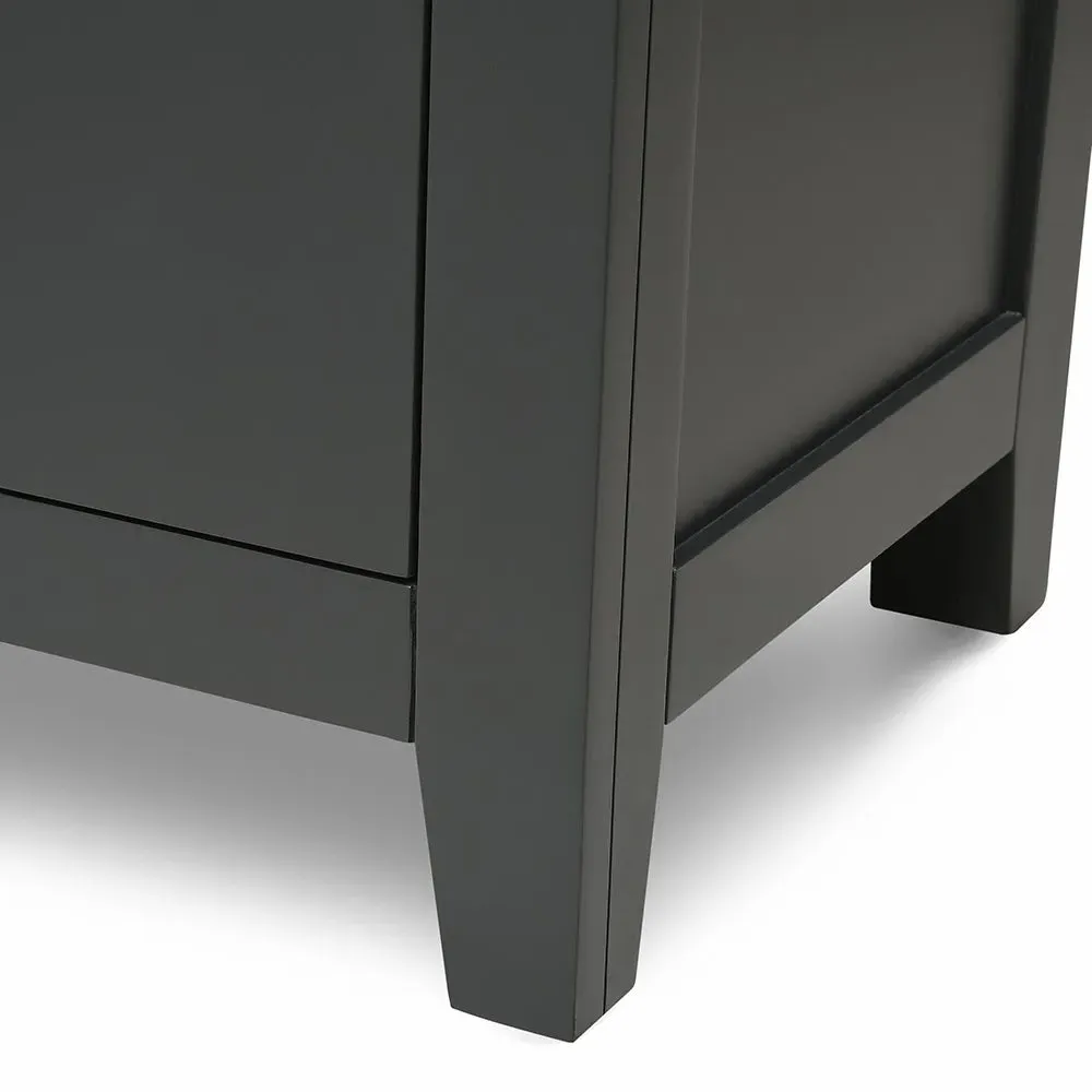 Chester Charcoal 8 Drawer Chest - Charcoal, Oak