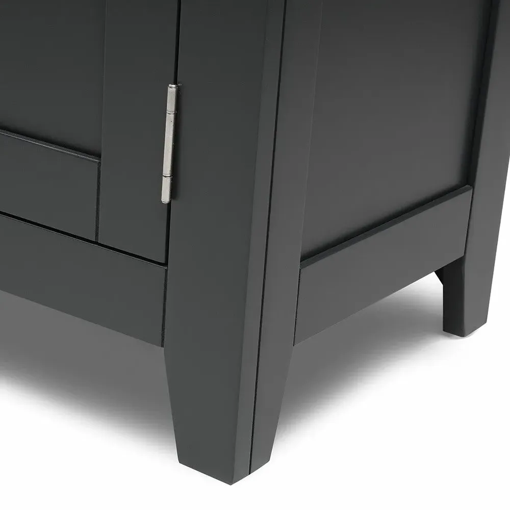 Chester Charcoal Extra Large Sideboard - Charcoal, Oak