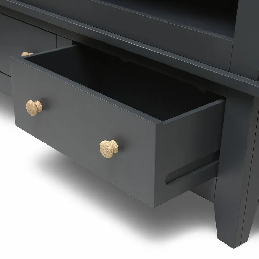 Chester Charcoal Grand Bookcase