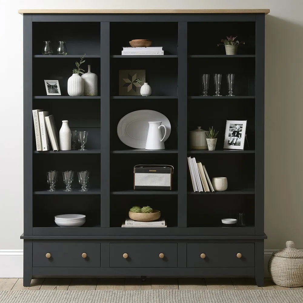Chester Charcoal Grand Bookcase image