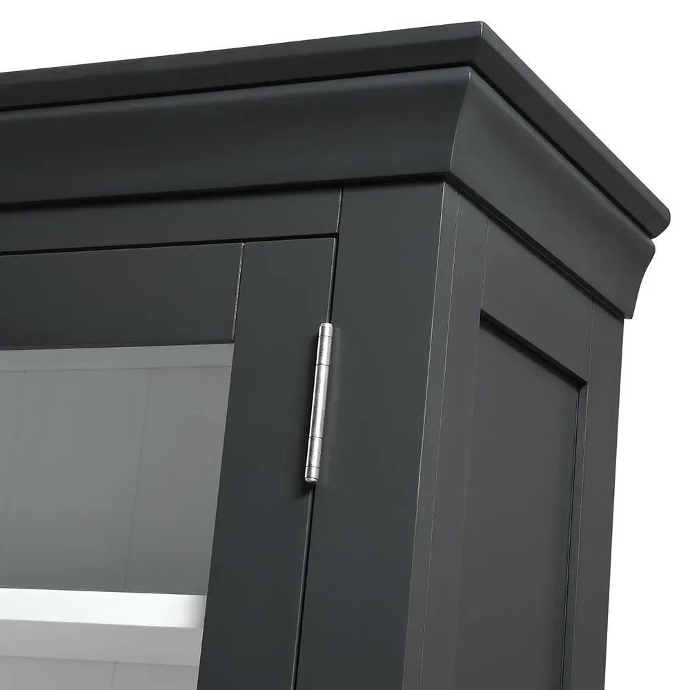 Chester Charcoal Large Glazed Dresser