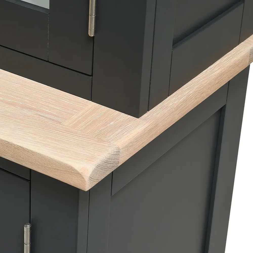 Chester Charcoal Large Glazed Dresser