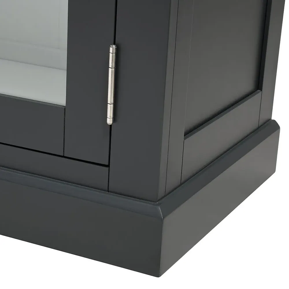 Chester Charcoal Large Glazed Dresser