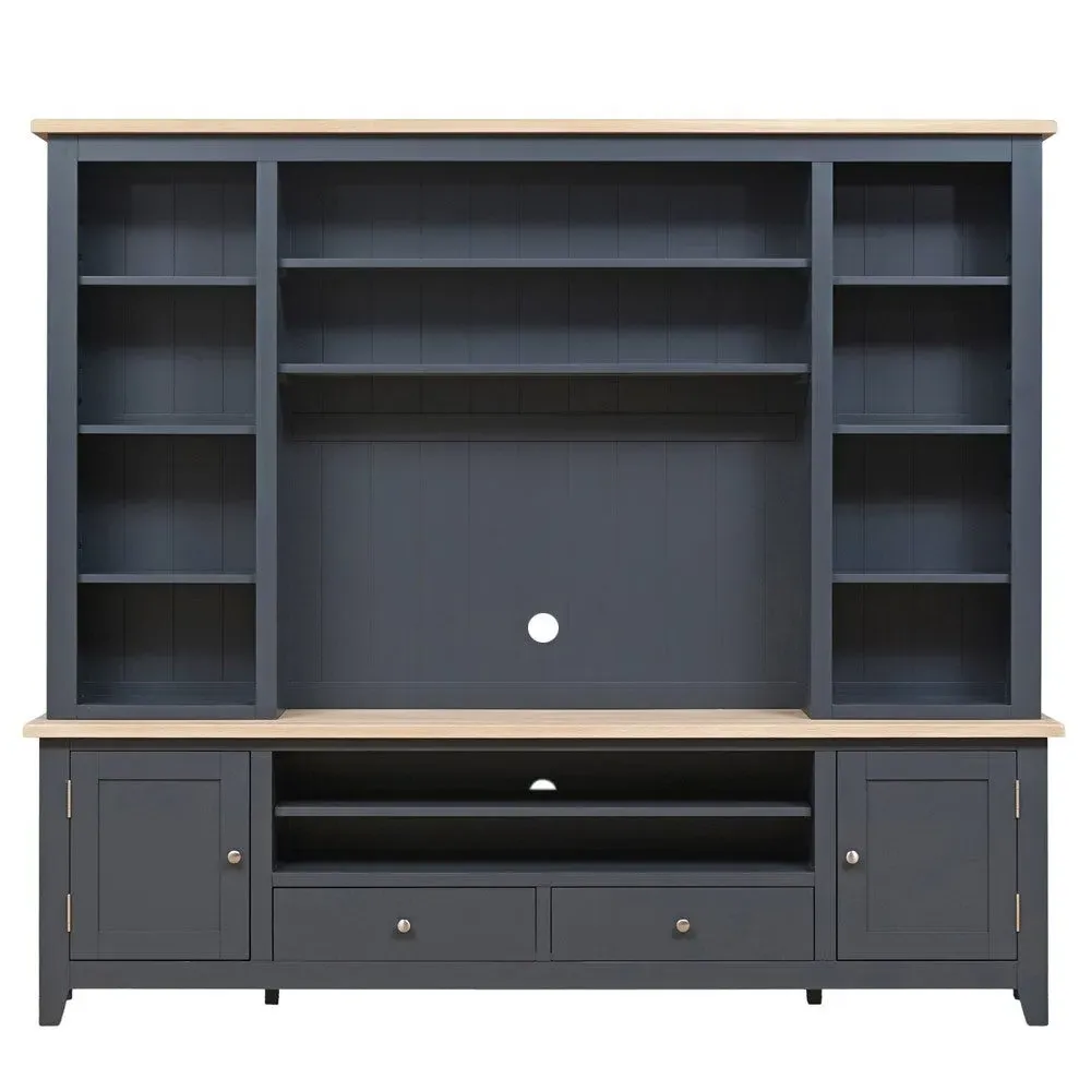 Chester Charcoal TV and Media Storage Unit - Charcoal