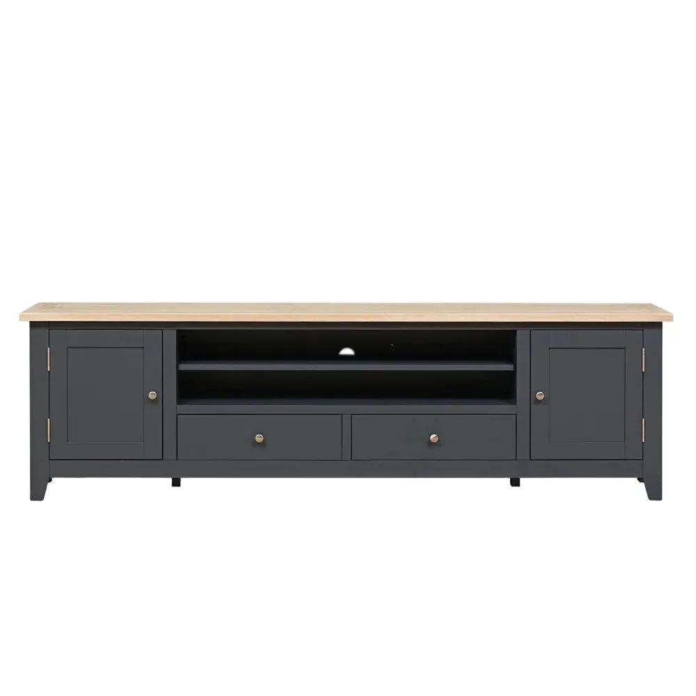 Chester Charcoal TV and Media Storage Unit - Charcoal