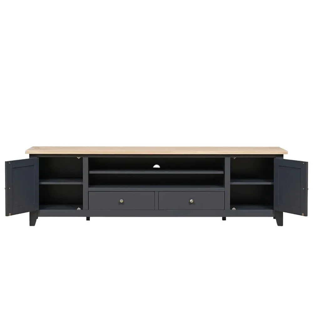 Chester Charcoal TV and Media Storage Unit - Charcoal