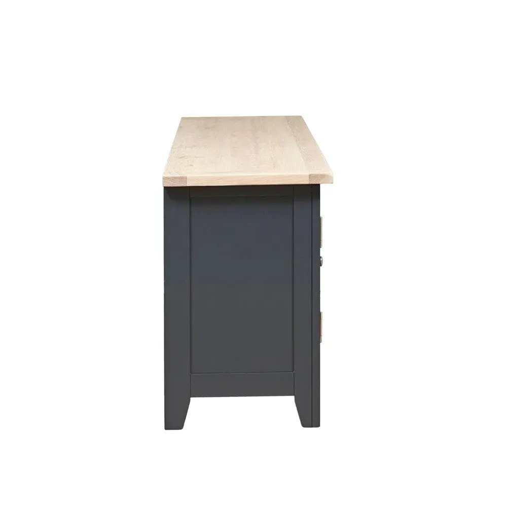 Chester Charcoal TV and Media Storage Unit - Charcoal