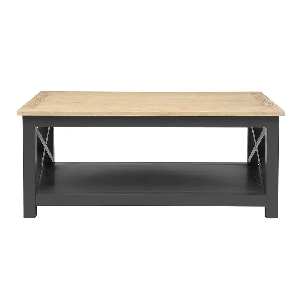 Coffee Table - Charcoal, Oak