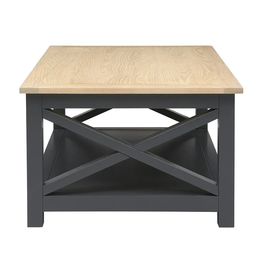 Coffee Table - Charcoal, Oak