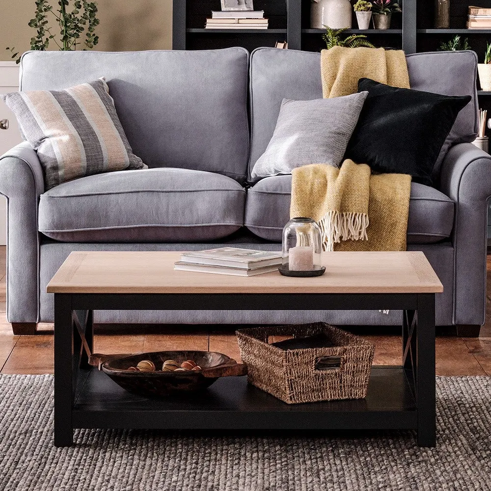 Coffee Table - Charcoal, Oak