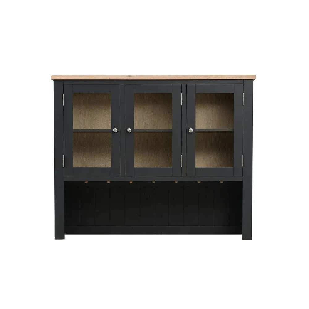 Large Dresser Top with Storage - Charcoal